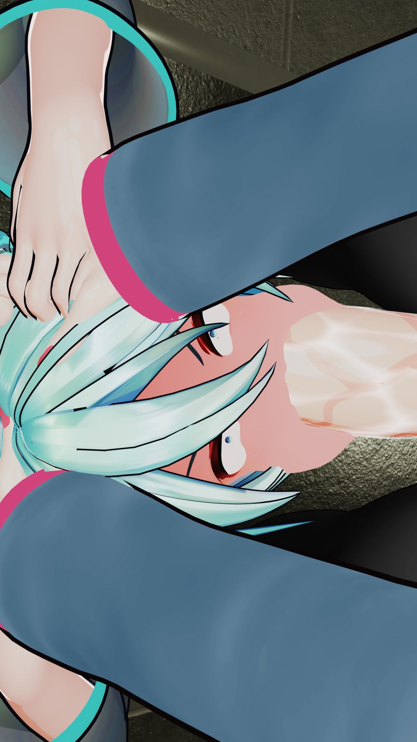 Teto Fucks Miku’s Face in the Middle of the Gym