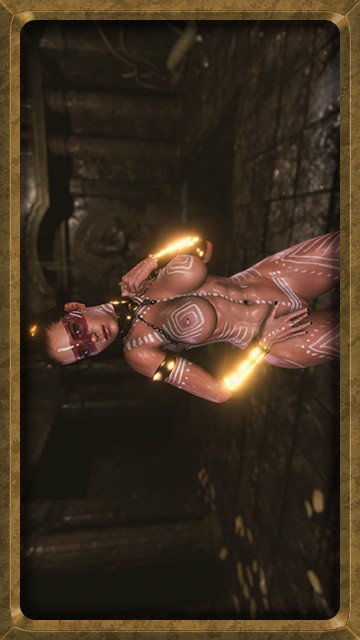 Unlucky buxom Lara Croft captured by natives and forced into sexual slavery