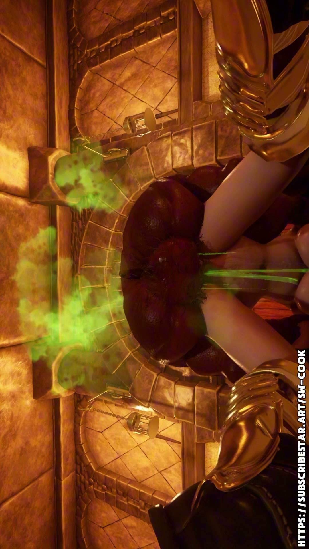 Bokoblin Destroys Princess Zelda - Facefuck & Creampie