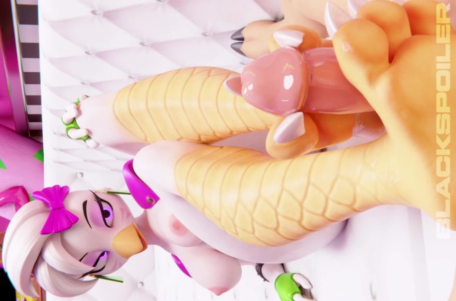 glamrock chica - longhorn (character) - five nights at freddy's - five nights at freddy's 2 - blackspoiler