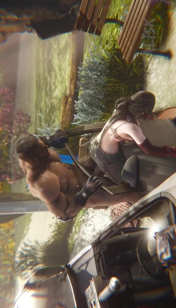 aerith gainsborough - barret wallace - final fantasy - final fantasy vii - brutalisk