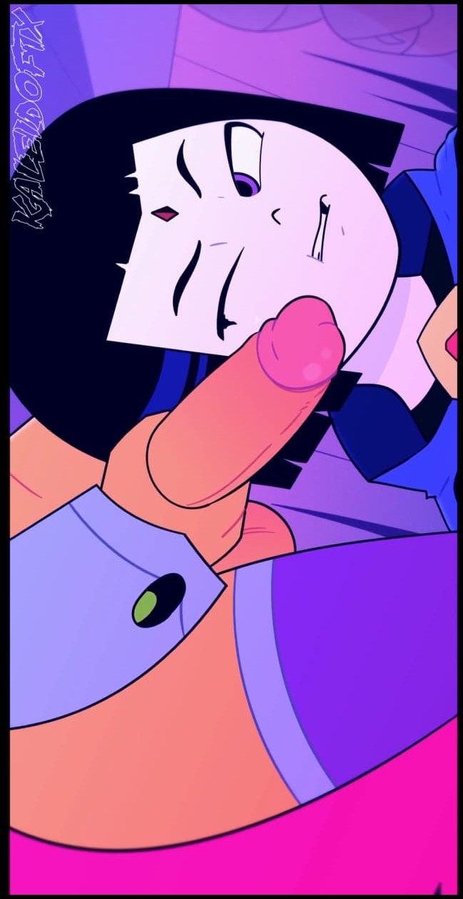 Teen Titans Futa Action: Starfire Fills Raven’s Mouth and Pussy [KaleidoFTX] 