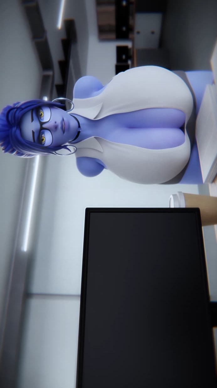 Widowmaker’s Work Affairs – Part 2 Hard Office Fuck  [Reinamation][4K]
