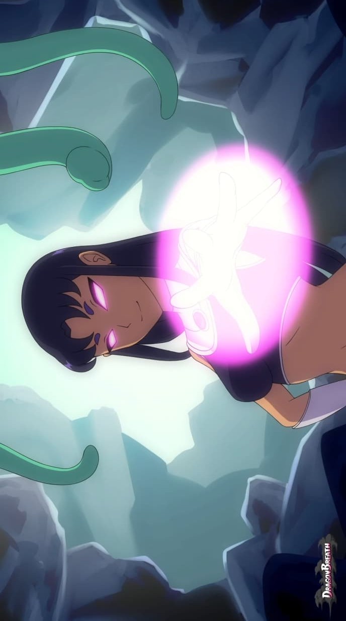 Blackfire Gets Destroyed by Massive Tentacles 